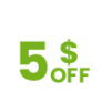 5$ Discount